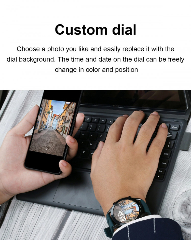 Смарт-годинник Smart Device 71 black steel - 