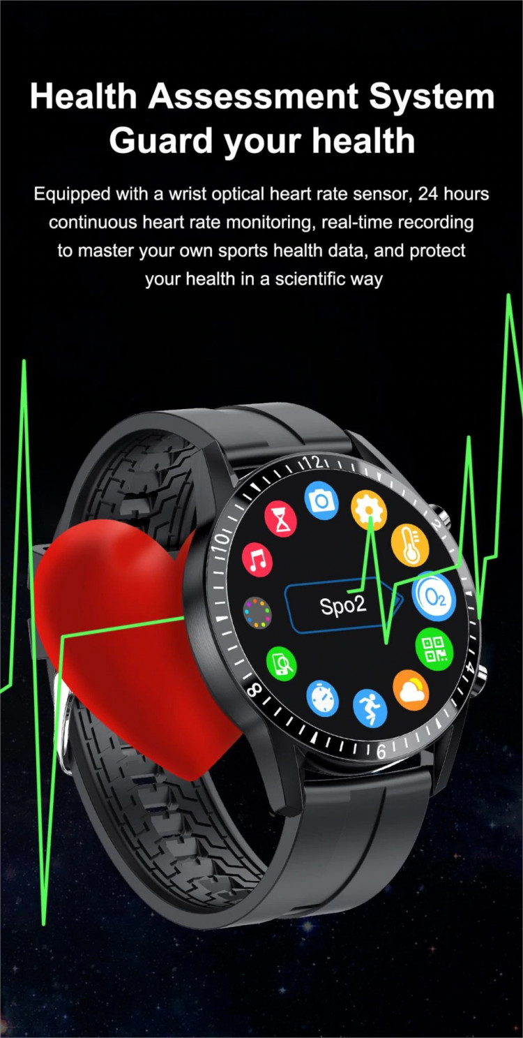 Смарт-годинник Smart Device 71 black steel - 