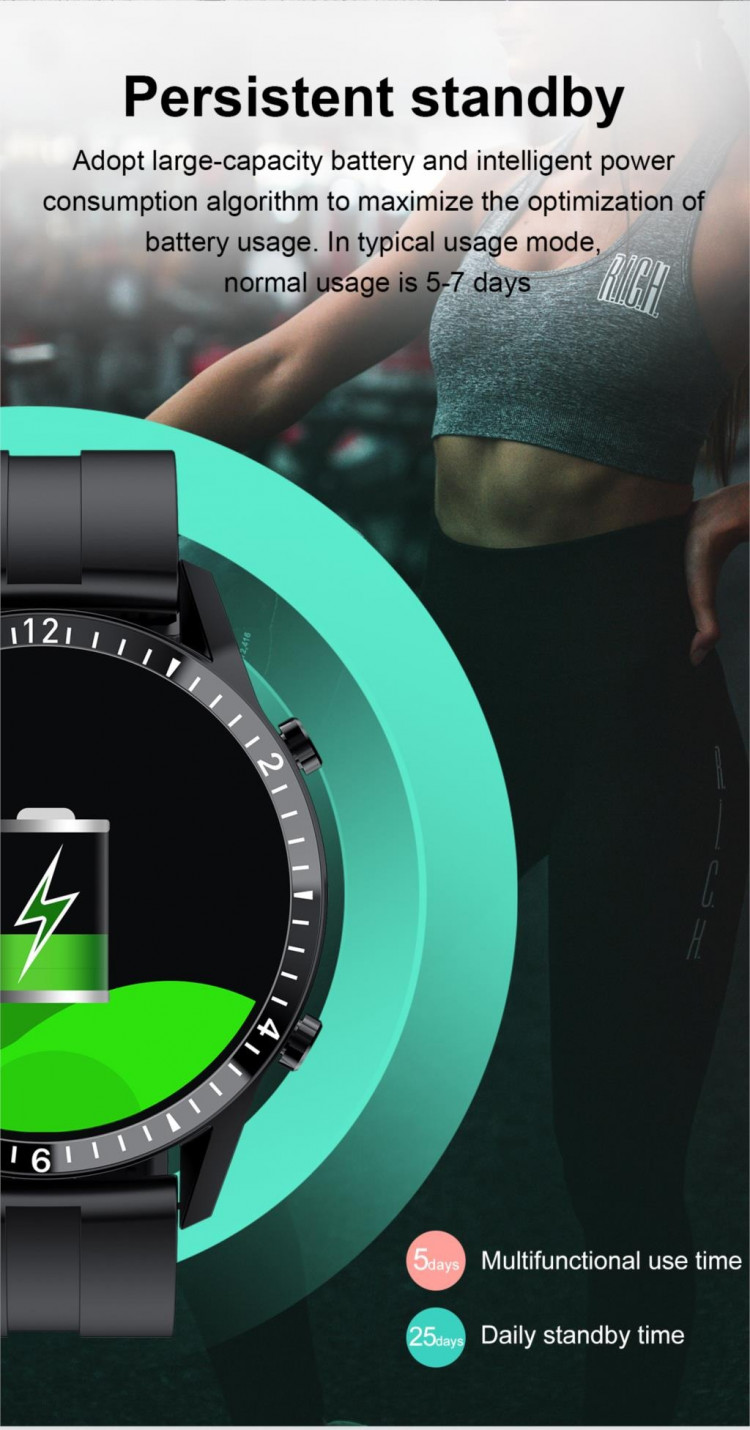 Смарт-годинник Smart Device 71 black steel - 