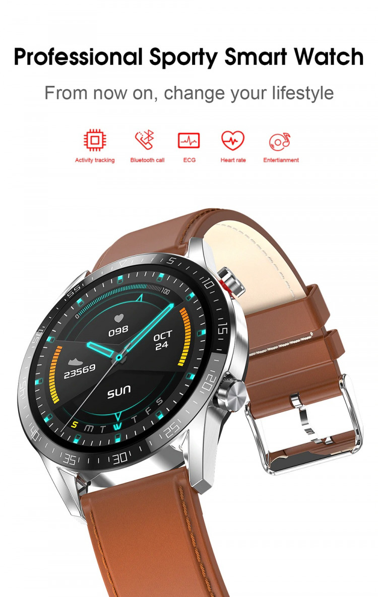 Смарт-годинник Smart Device 71 black steel - 