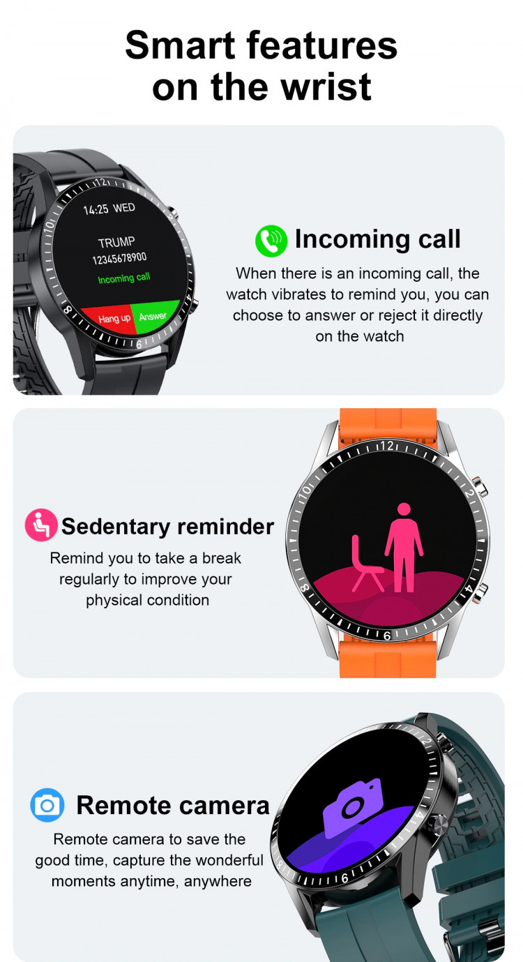 Смарт-годинник Smart Device 71 black steel - 