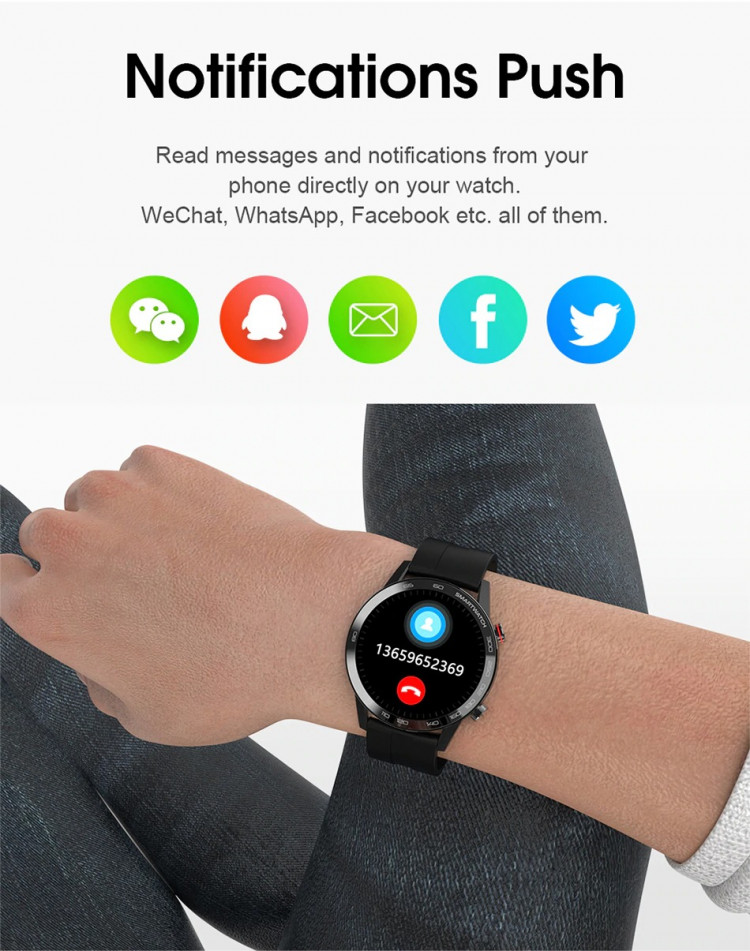 Смарт-годинник Smart Device 71 black steel - 