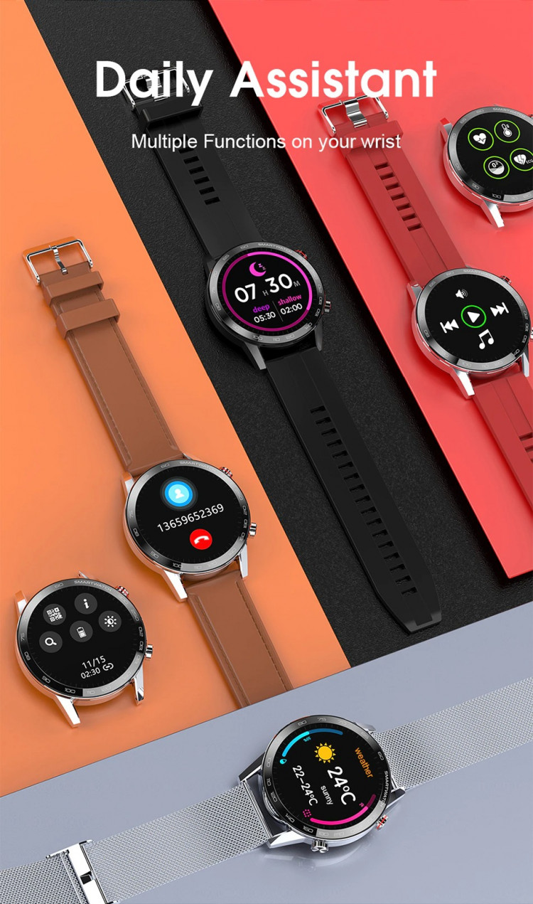 Смарт-годинник Smart Device 71 black steel - 