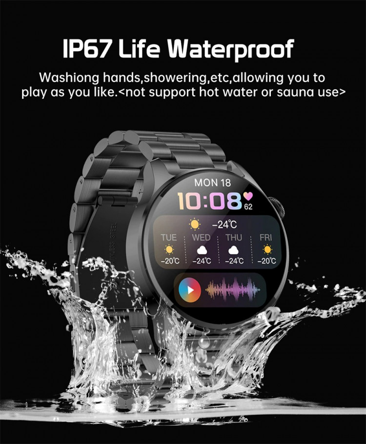 Смарт-годинник Smart Device 85 black silicon - 