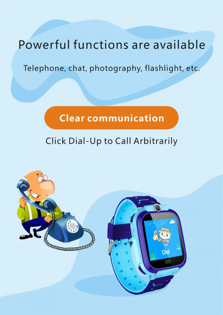 Дитячий смарт-годинник з GPS 4 blue - 
