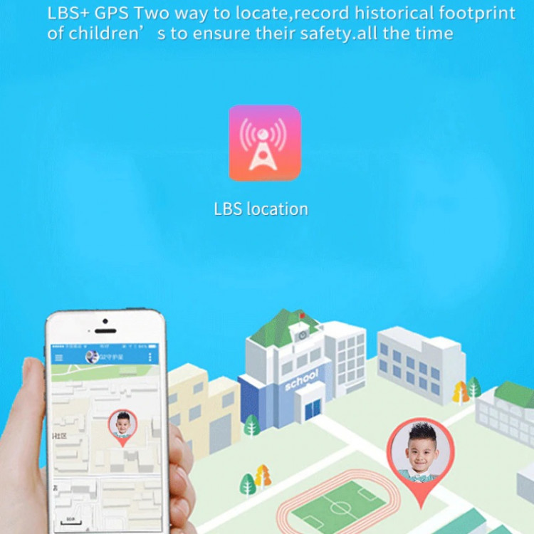 Дитячий смарт-годинник з GPS 4 blue - 