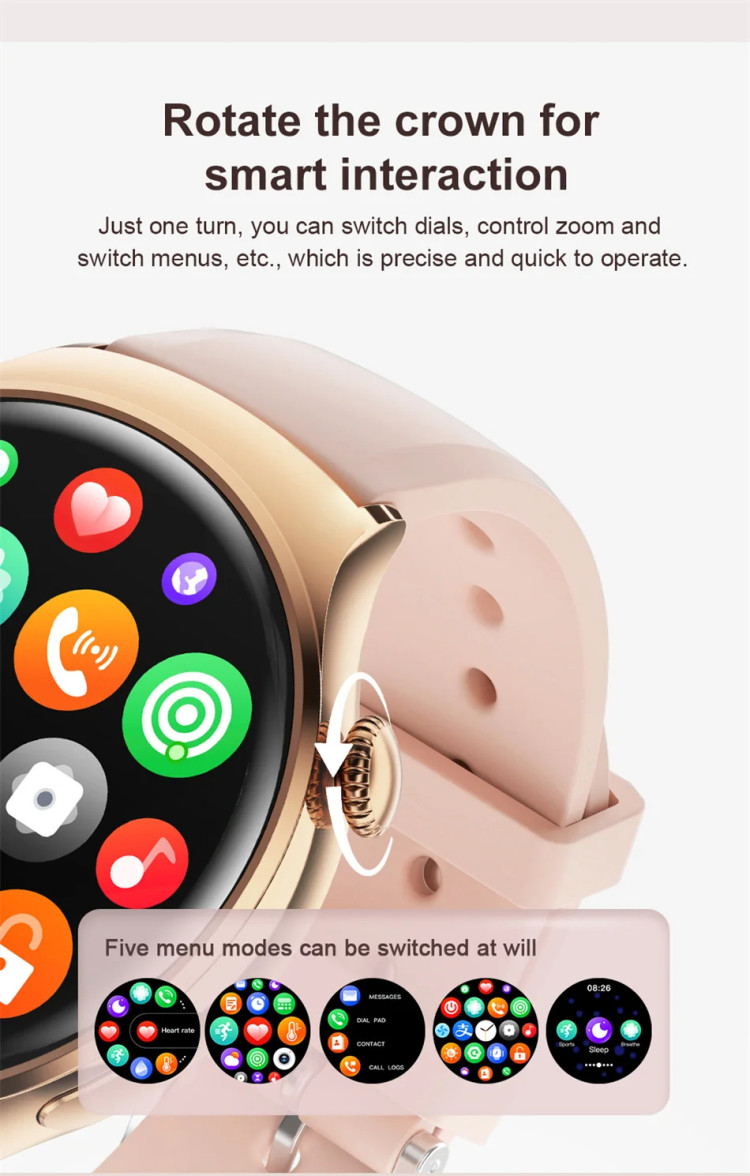 Смарт-годинник Women's Smart Device 12 gold  - 