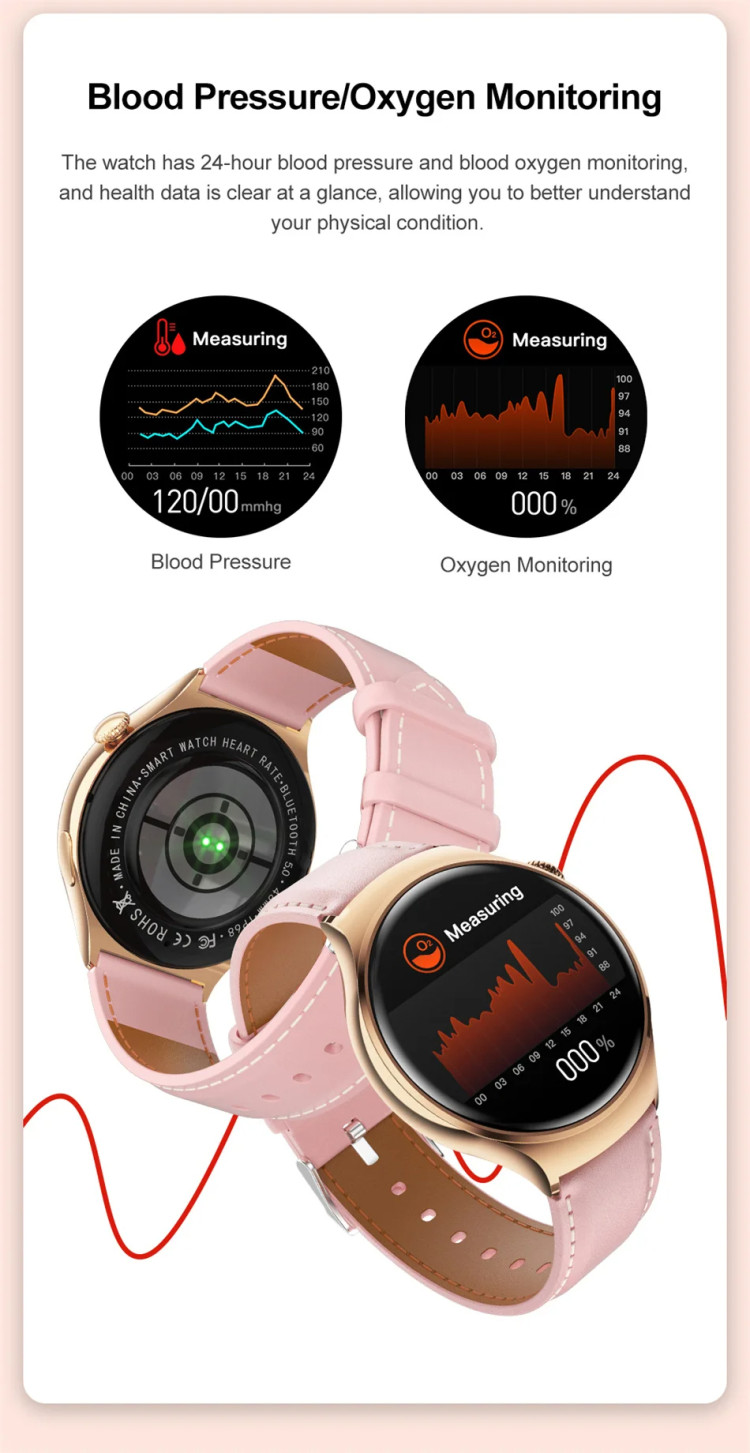 Смарт-годинник Women's Smart Device 12 gold  - 
