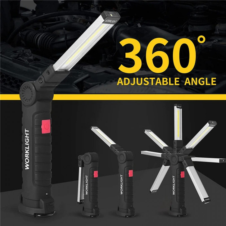 Портативна LED лампа-ліхтар USB Worklight 2000 mAh, 250 Lm - 