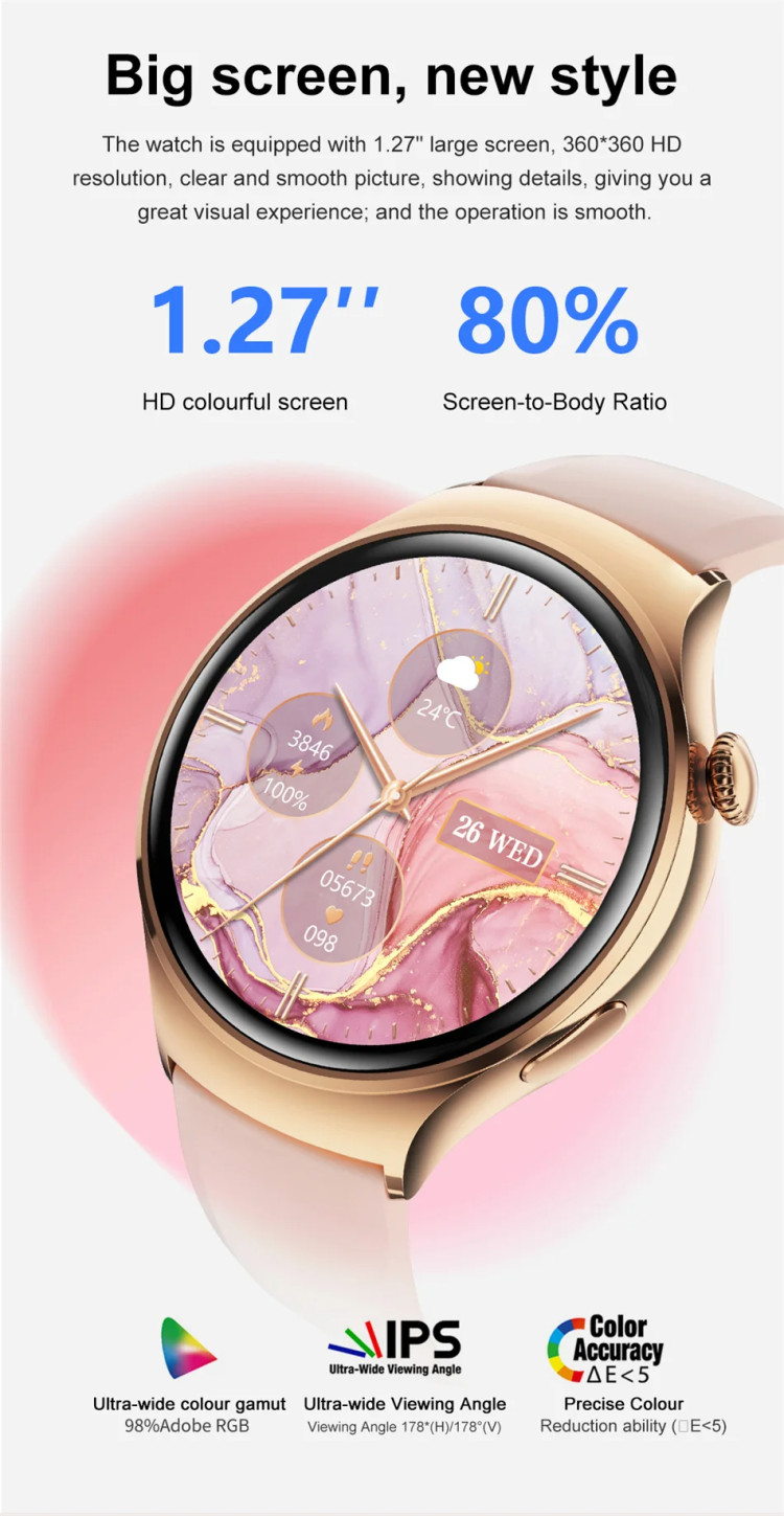 Смарт-годинник Women's Smart Device 12 silver steel  - 