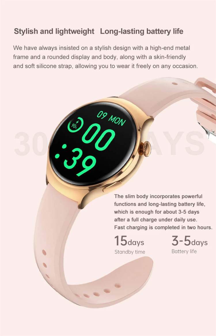 Смарт-годинник Women's Smart Device 12 silver steel  - 