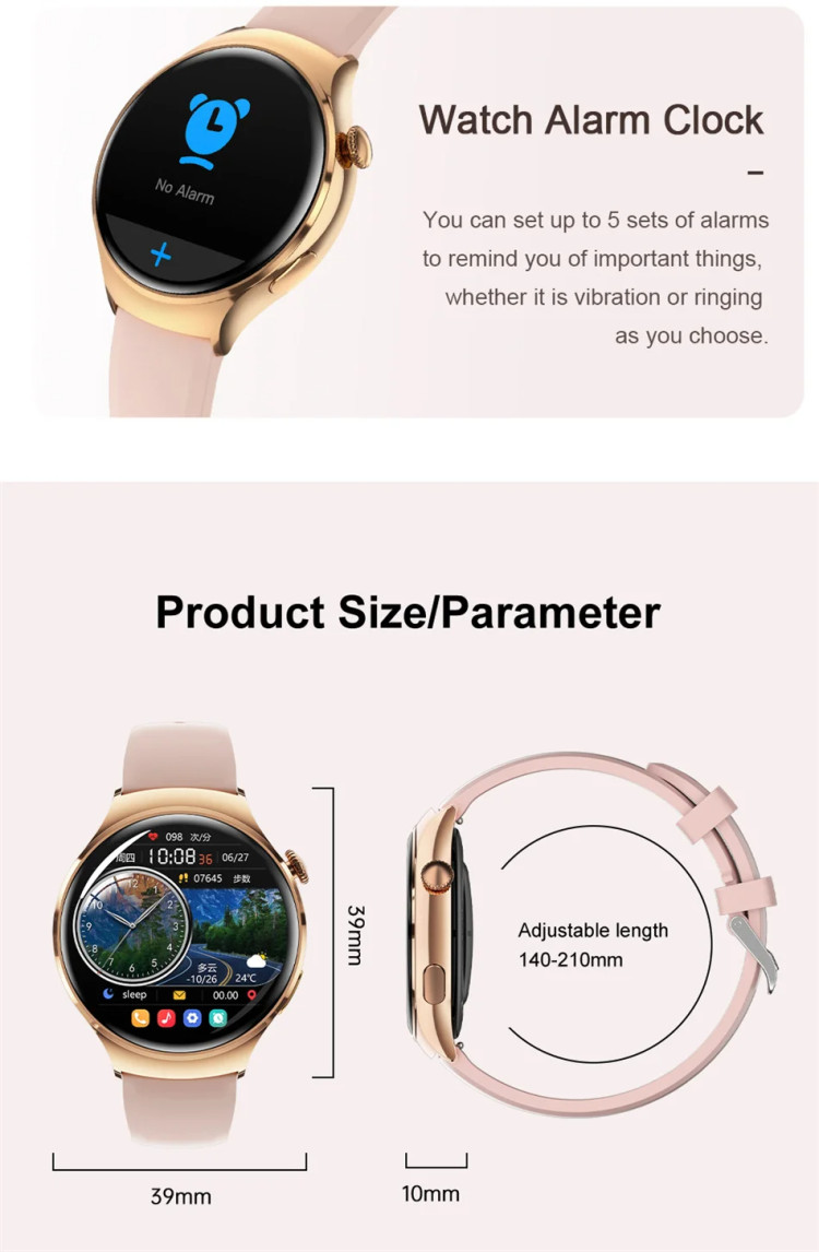 Смарт-годинник Women's Smart Device 12 silver steel  - 