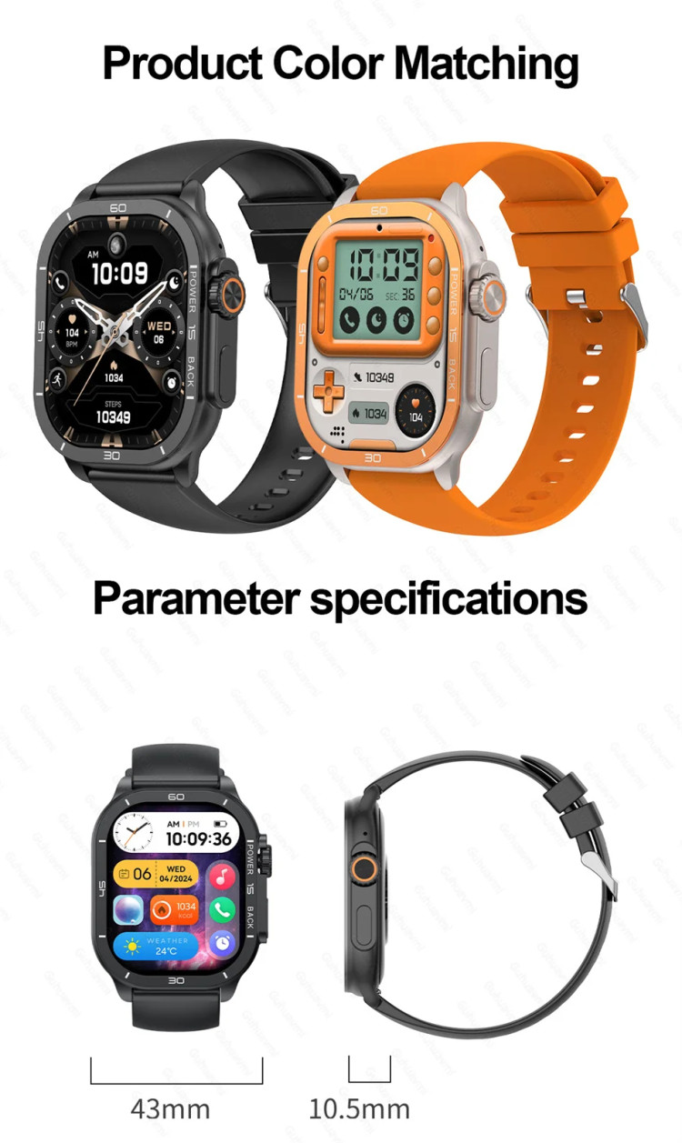 Смарт-годинник Smart Device 27 black steel - 