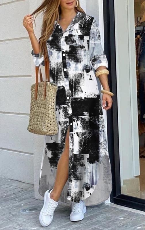 Плаття "Dionne" black+white - 