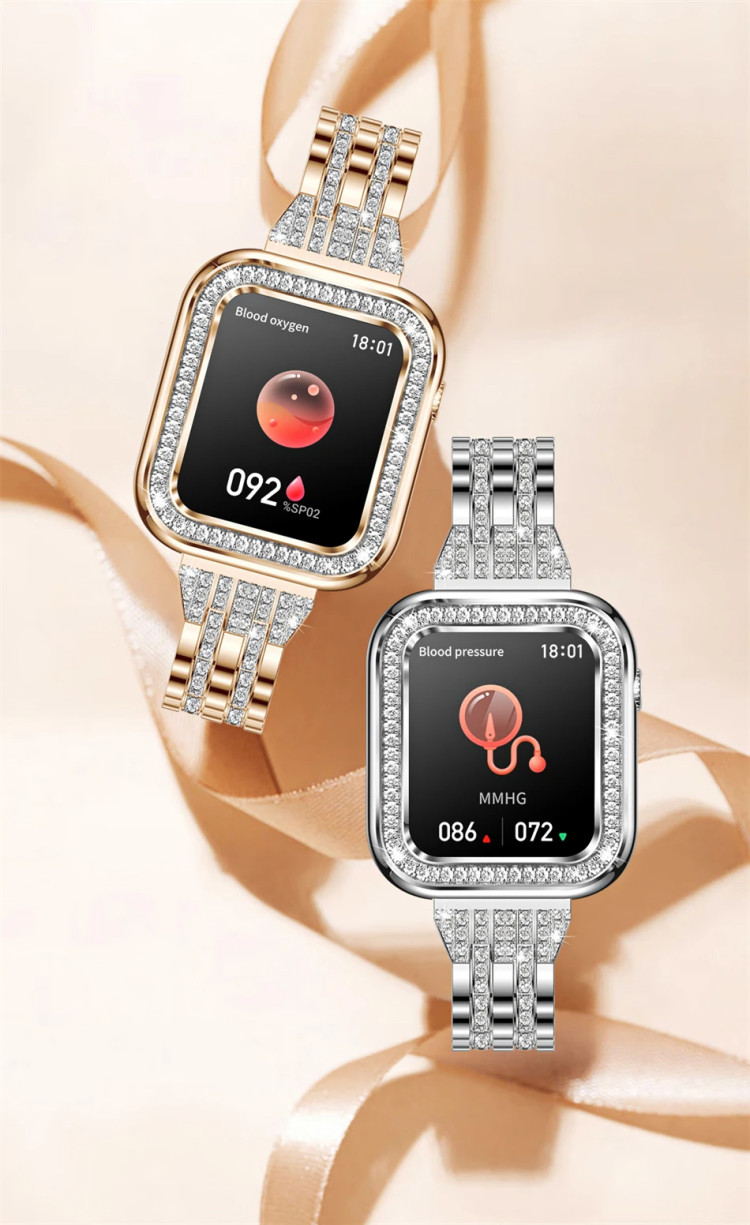 Смарт-годинник Women's Smart Device 15 silver steel, 2 ремінці - 