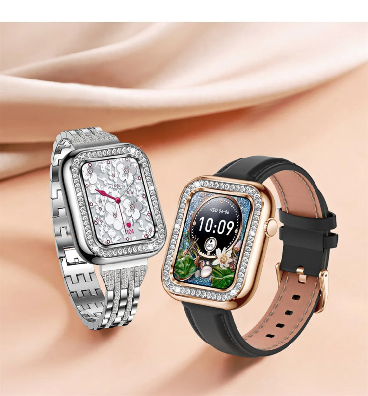 Смарт-годинник Women's Smart Device 15 silver steel, 2 ремінці - 