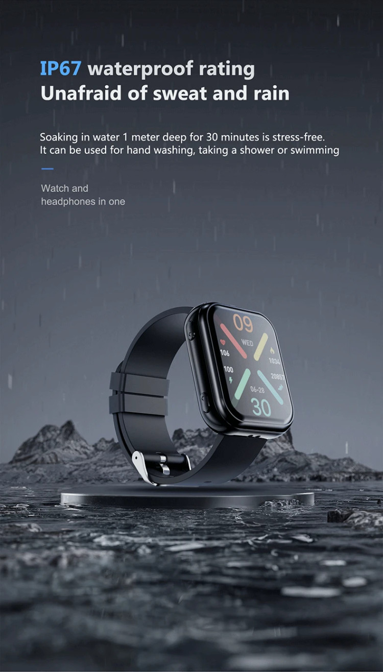 Смарт-годинник з навушниками Smart Device 2в1 - 